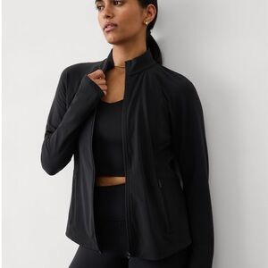 Athleta black zip up jacket